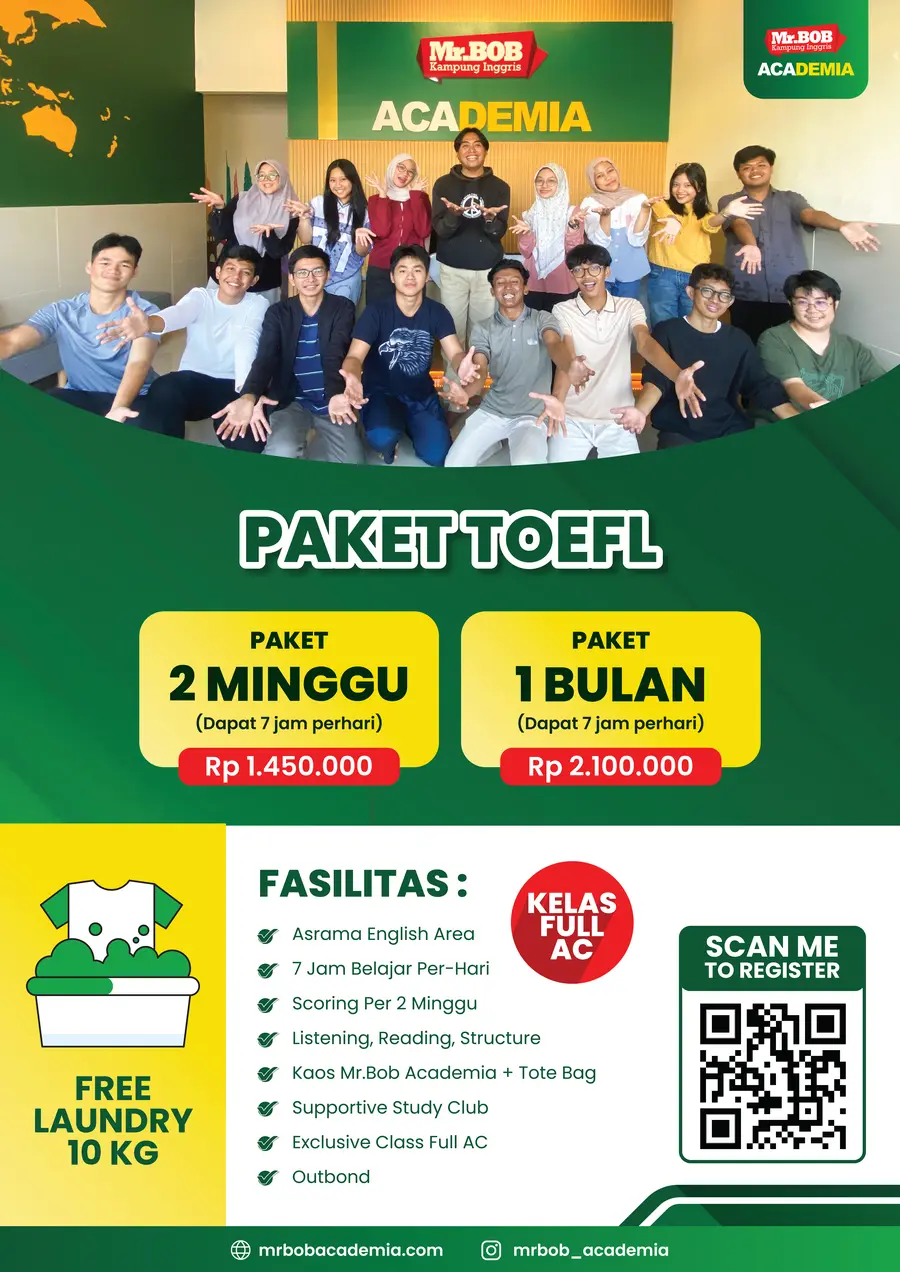 program toefl mr bob