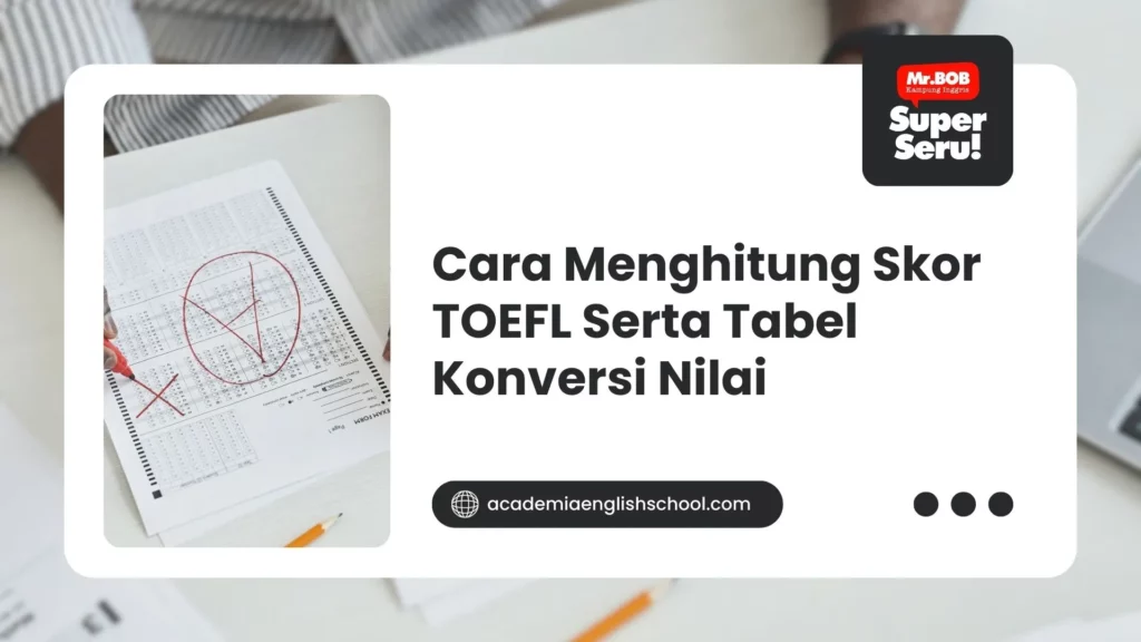 menghitung skor toefl