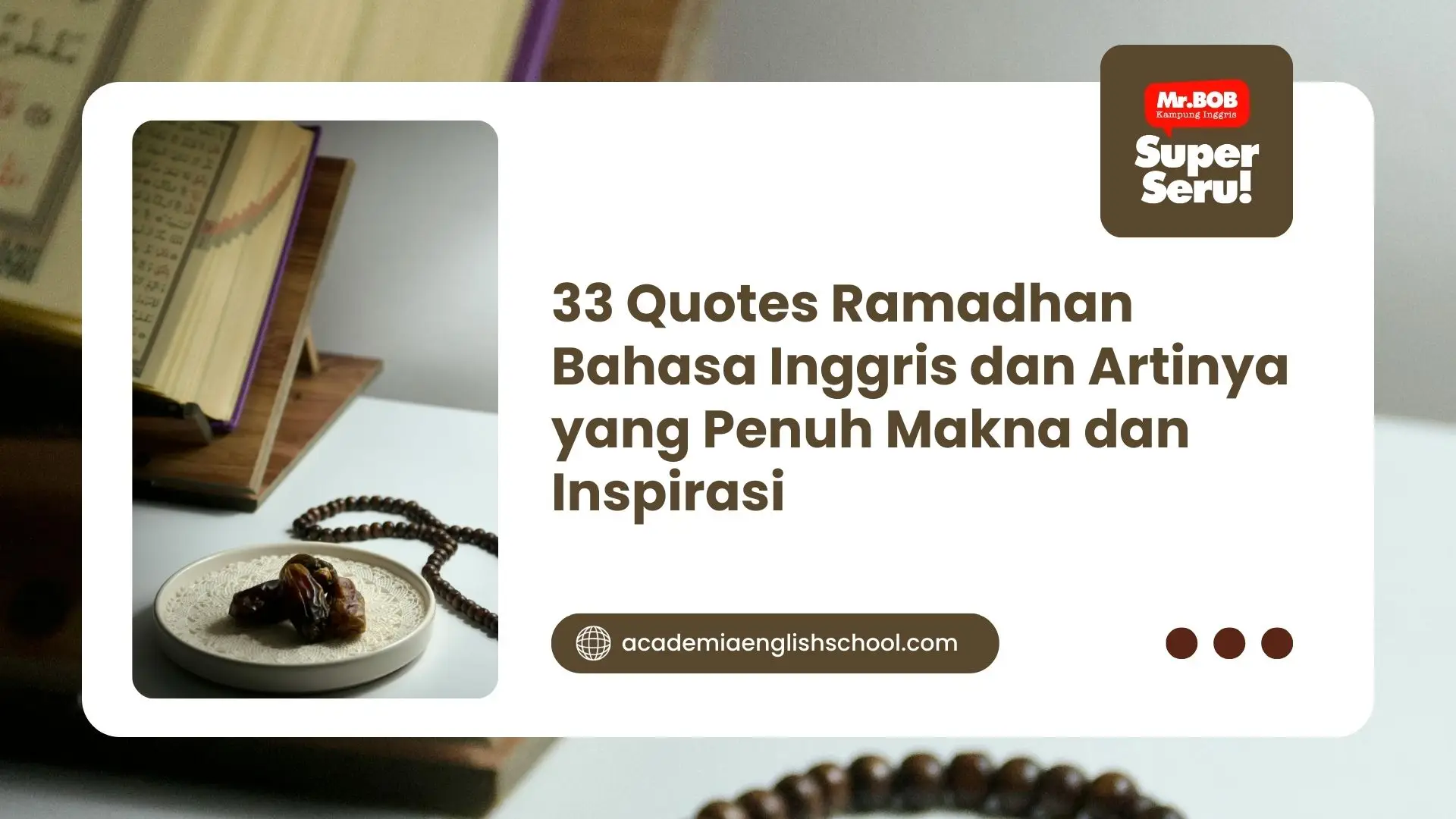 33 Quotes Ramadhan Bahasa Inggris dan Artinya yang Penuh Makna dan Inspirasi