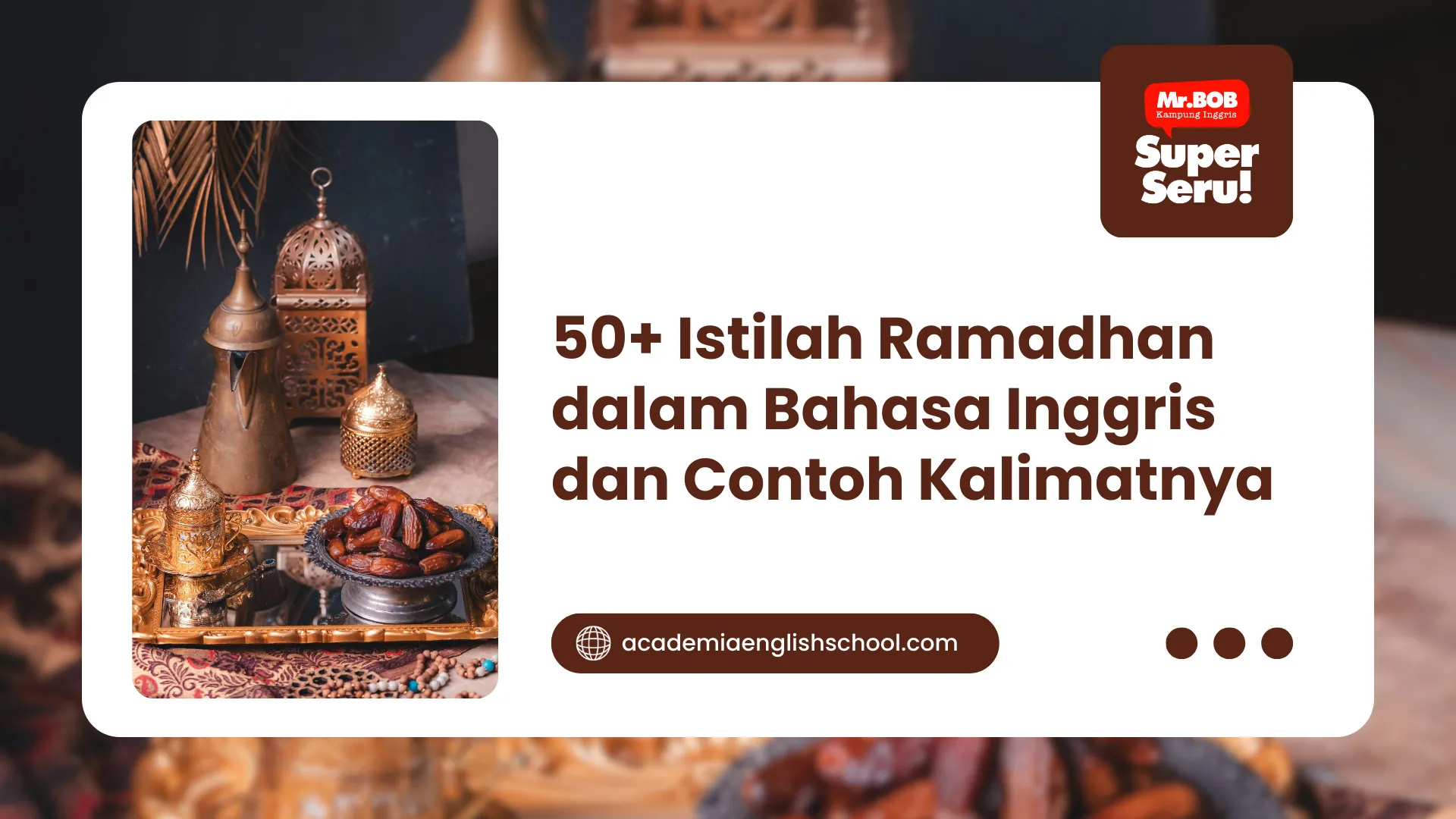 istilah ramadhan dalam bahasa inggris