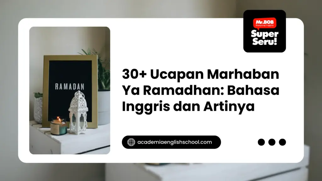 ramadhan dalam bahasa inggris