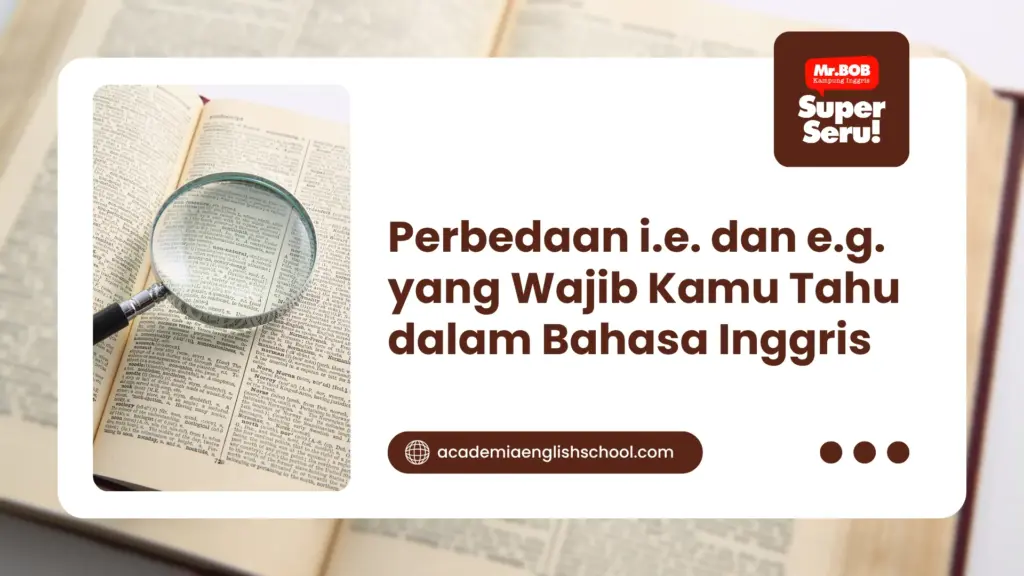 perbedaan i.e. dan e.g.