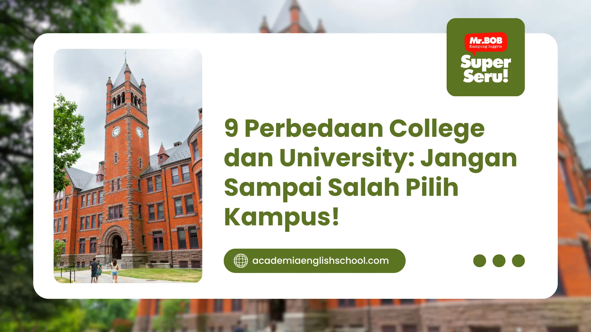 9 Perbedaan College dan University: Jangan Sampai Salah Pilih Kampus