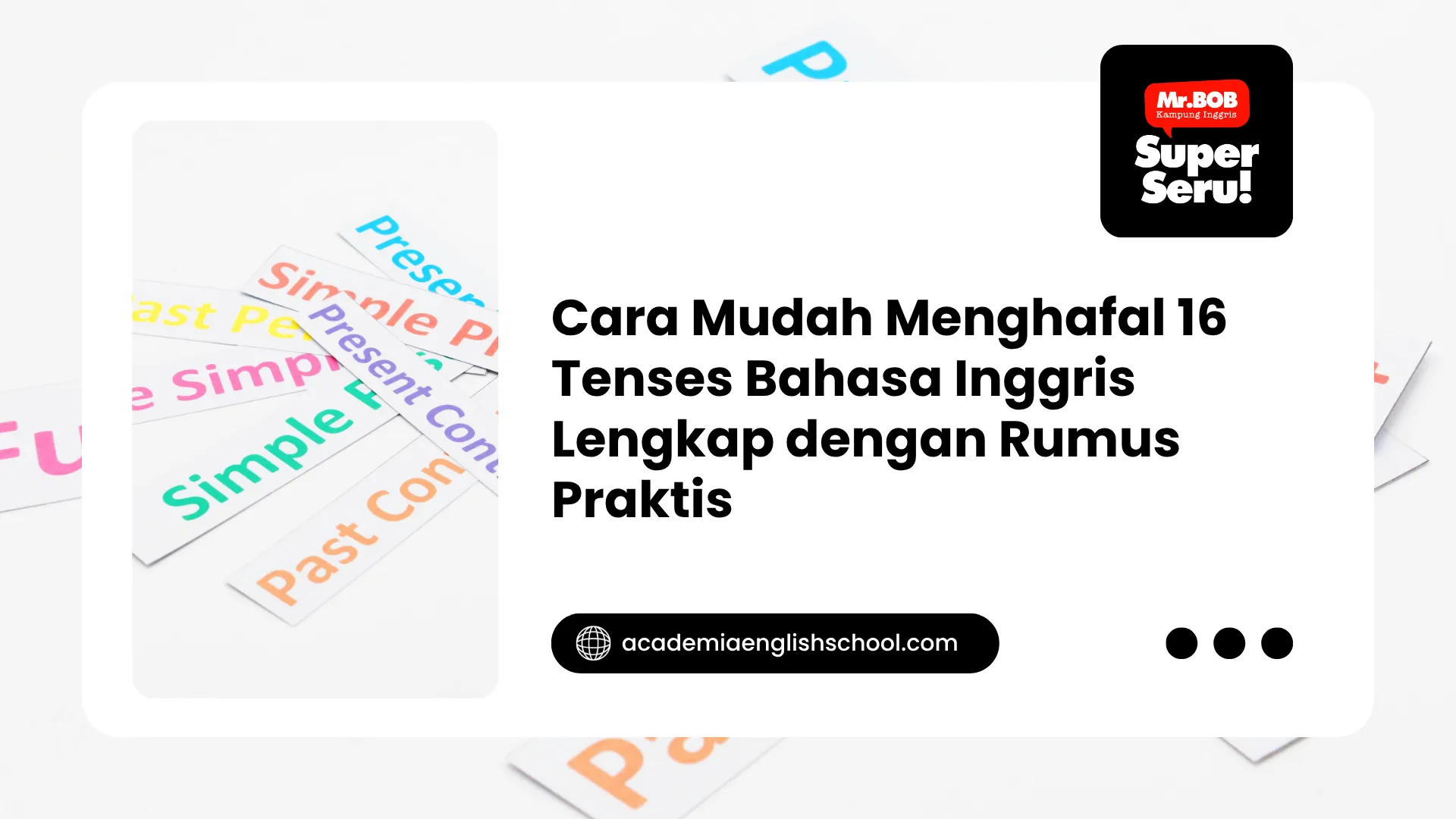 tenses bahasa inggris