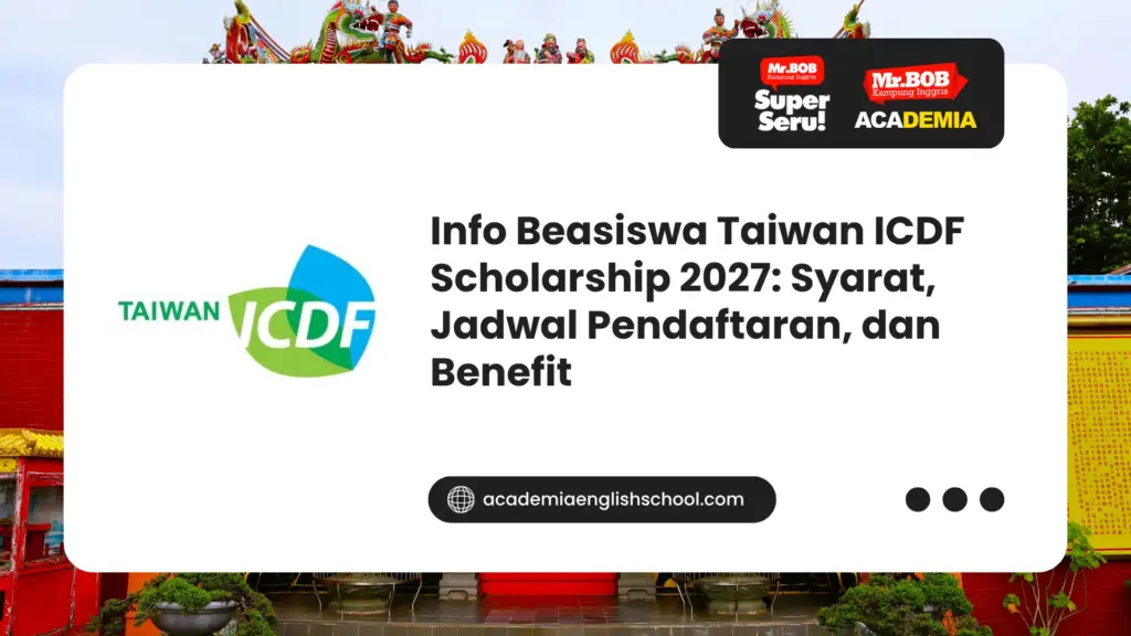 taiwan icdf scholarship
