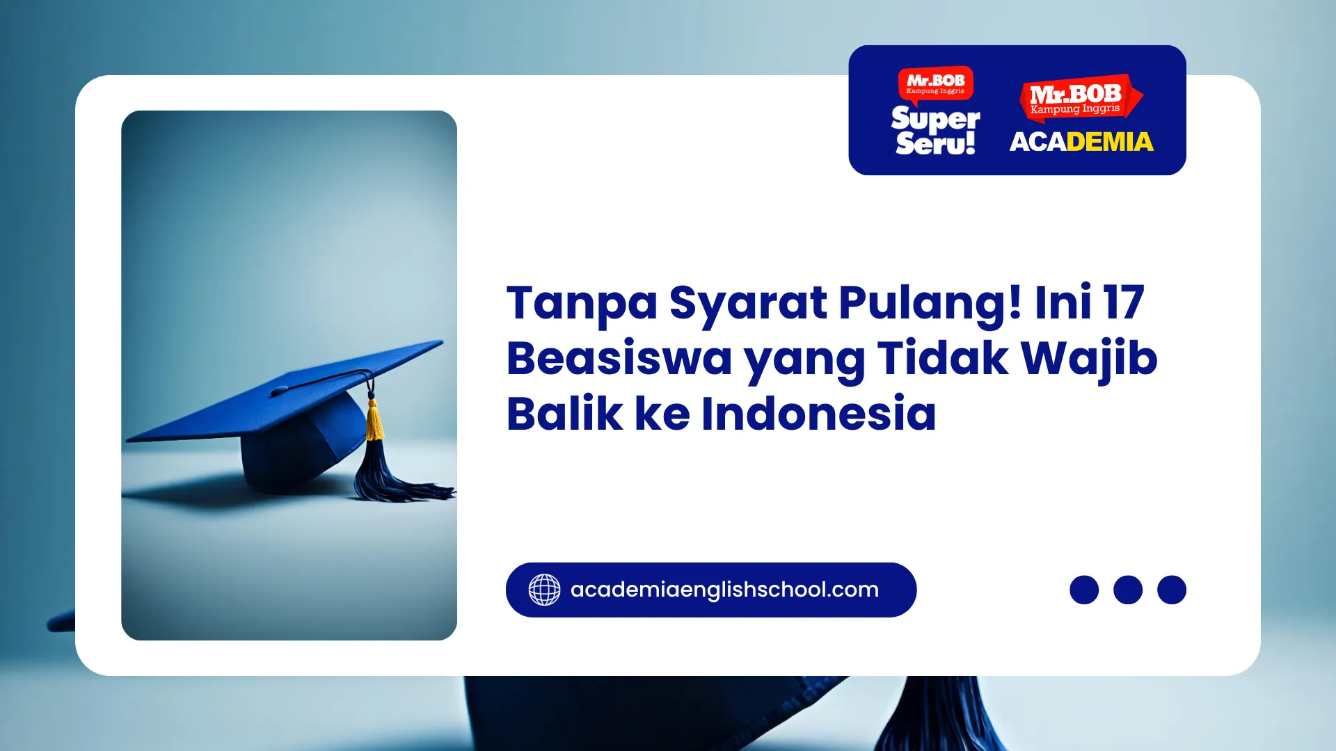 beasiswa yang tidak wajib balik ke indonesia
