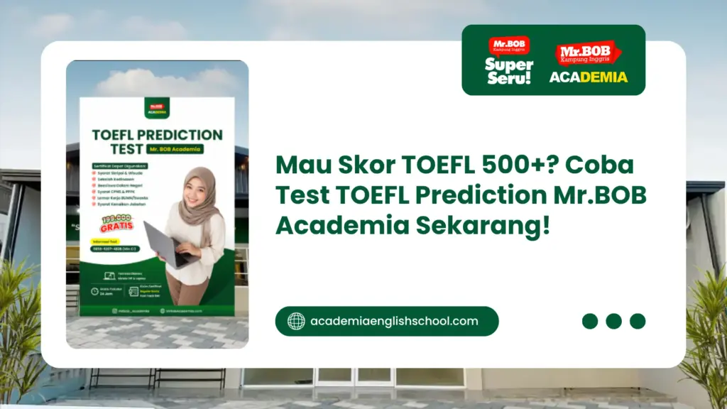 toefl prediction test mr.bob academia