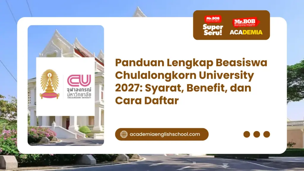 beasiswa chulalongkorn university