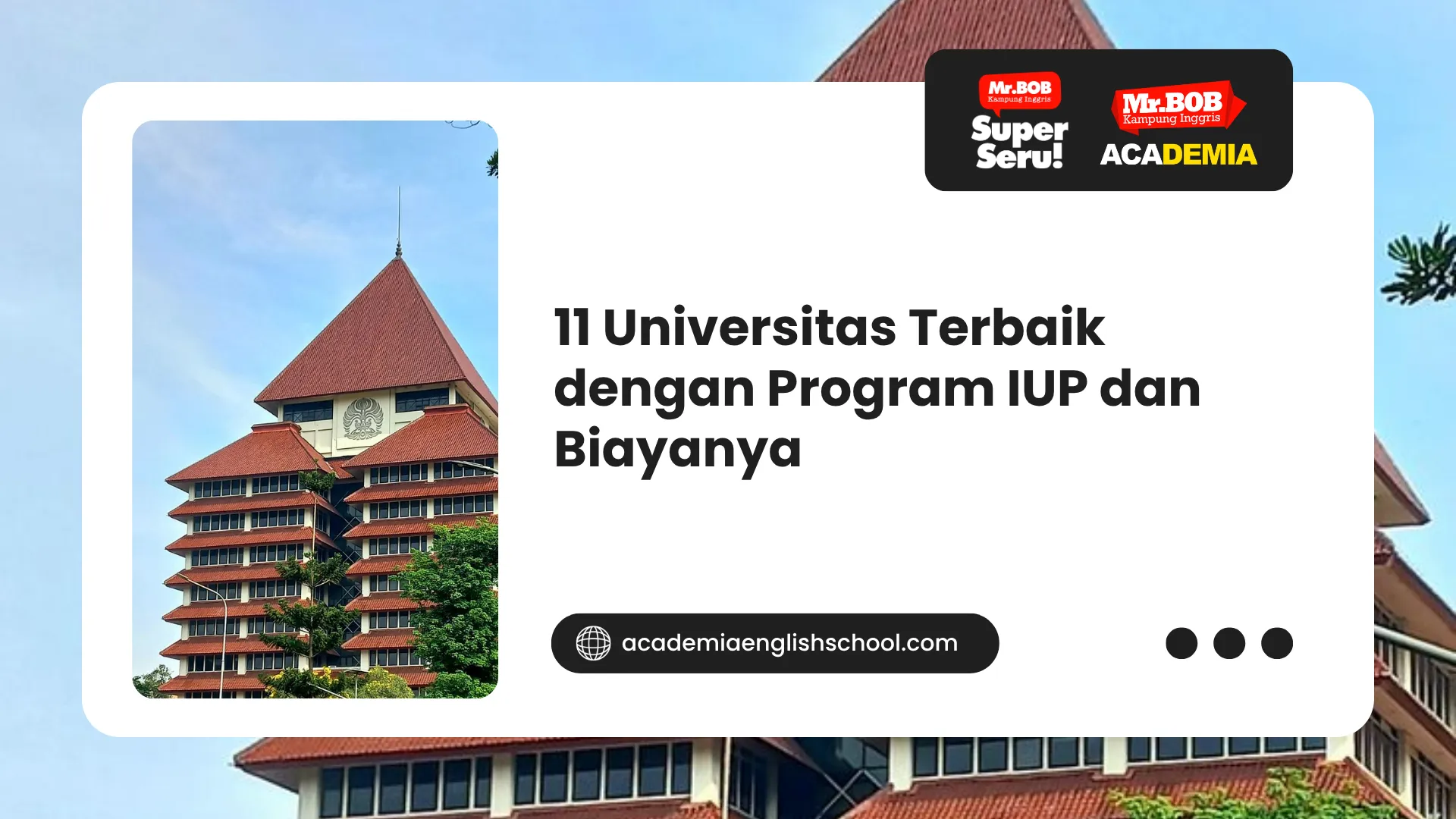 universitas terbaik dengan program iup