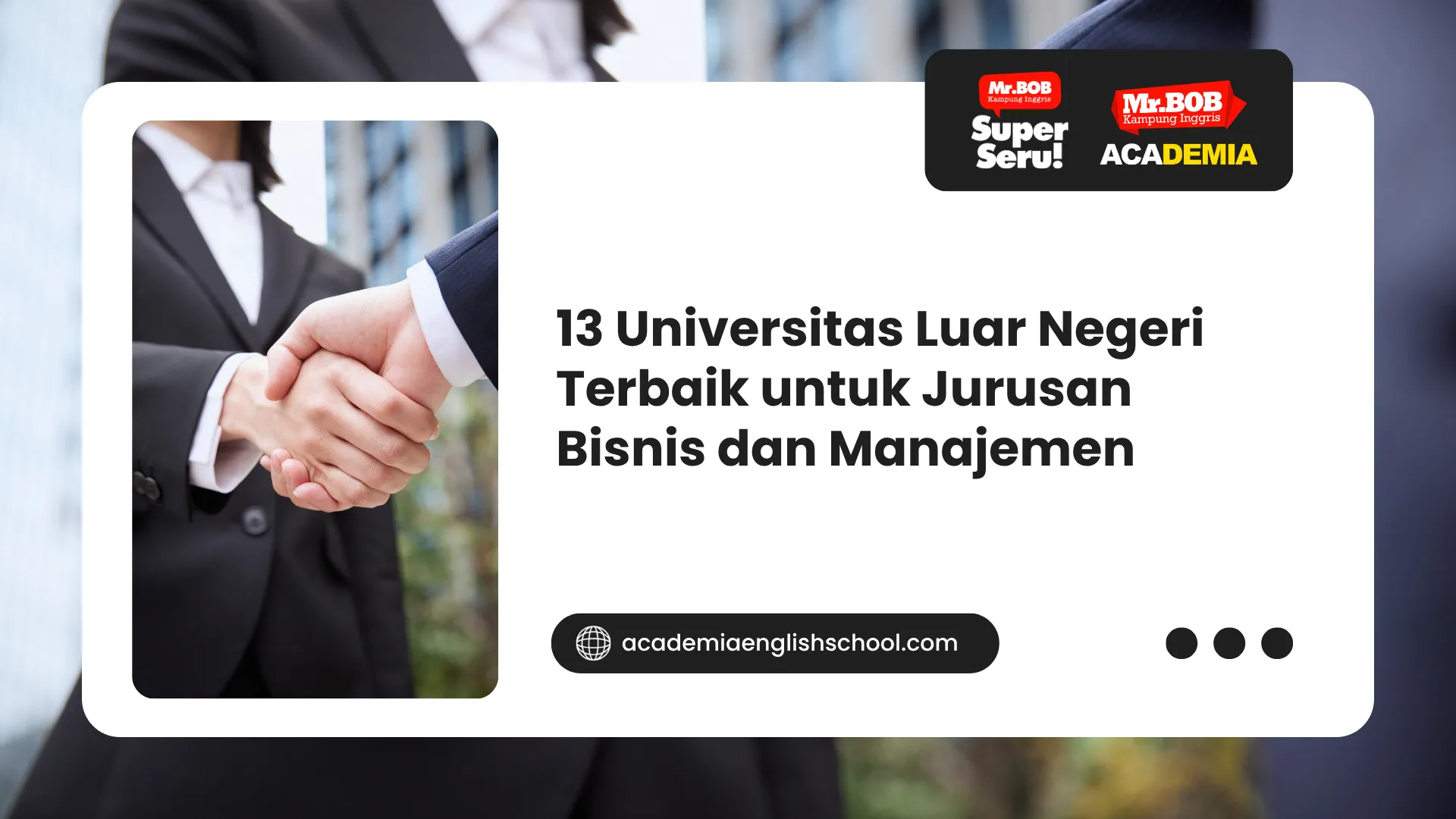 universitas luar negeri terbaik untuk jurusan bisnis