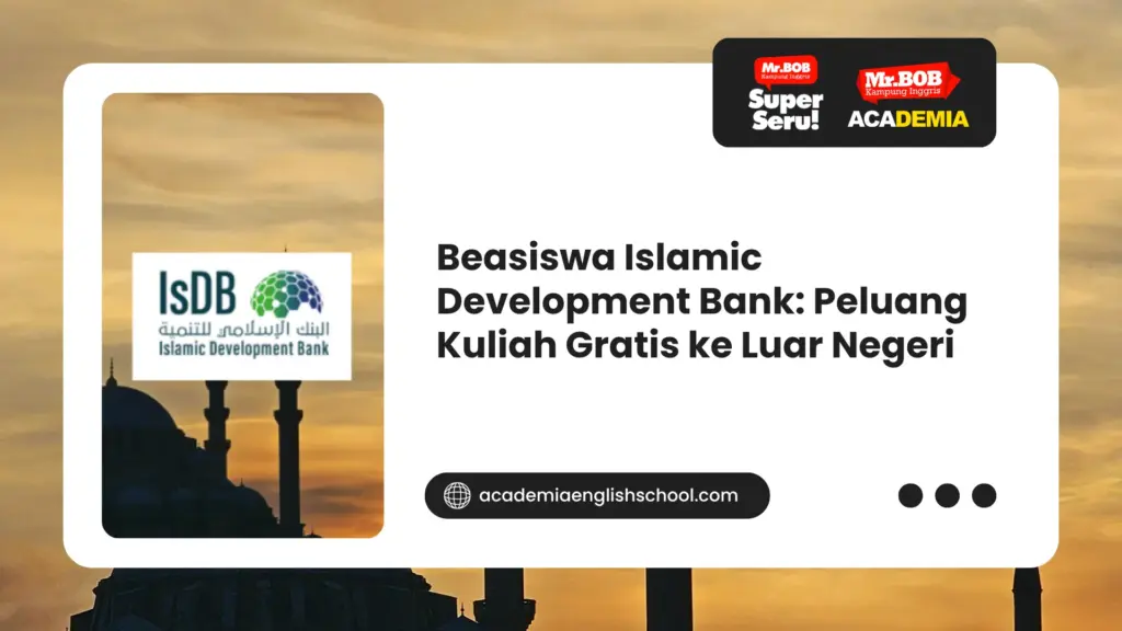 beasiswa islamic development bank