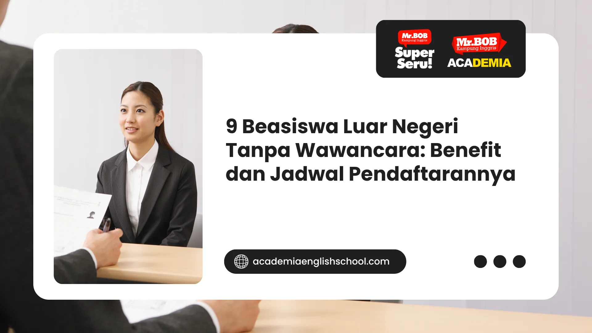 beasiswa luar negeri tanpa wawancara