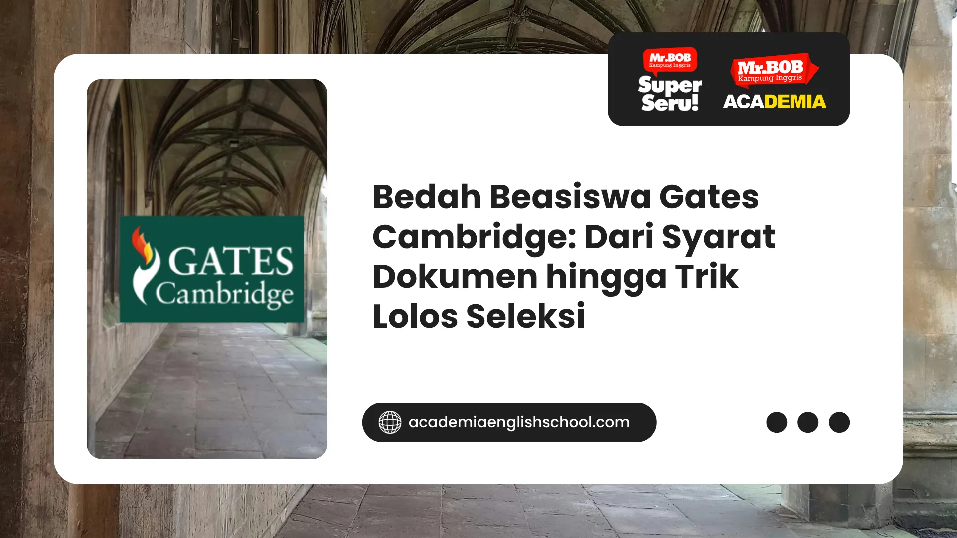 beasiswa gates cambridge