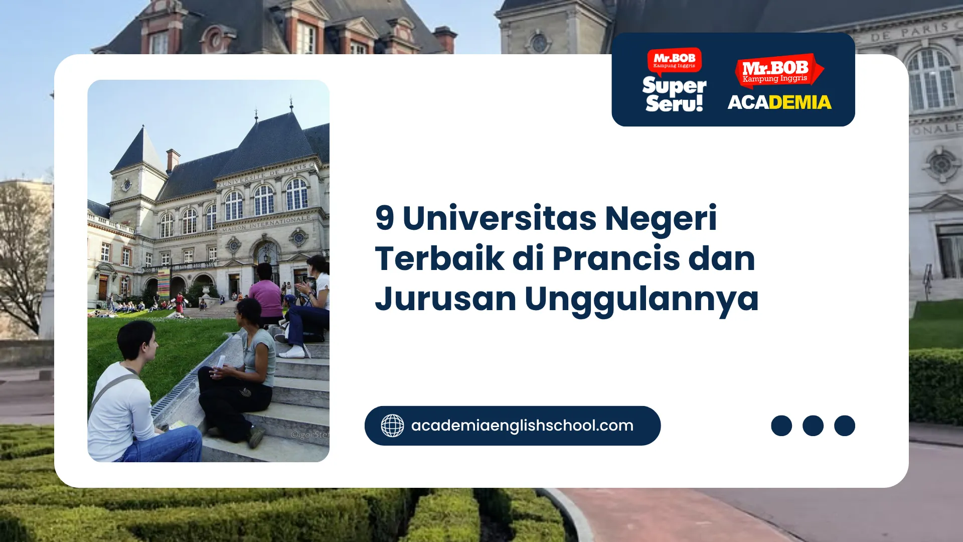 universitas negeri terbaik di prancis